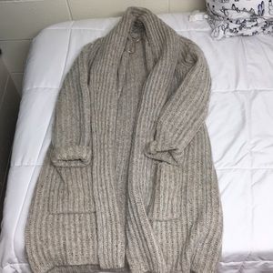 Loft knit bulky cardigan